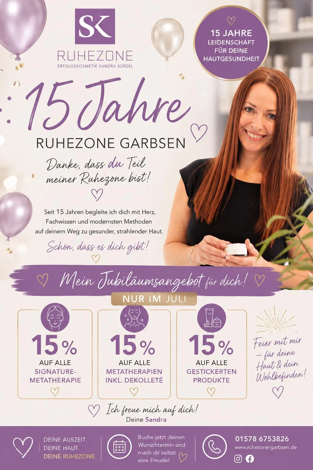 SK - Kosmetikstudio - Neuigkeiten in der Ruhezone in Garbsen - ES WIRD WIEDER GEZUCKERT!